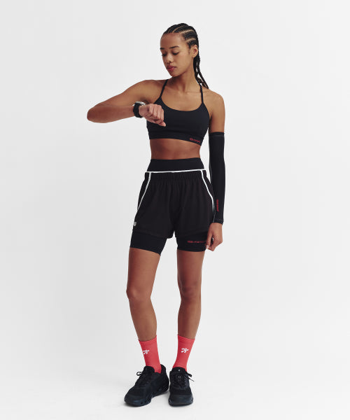 CROSS STRAP BRA TOP - 4 COLORS BLACK
