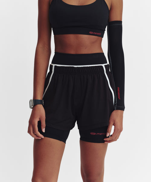 MESH RUNNER SOFT SHORTS - 5 COLORS BLACK