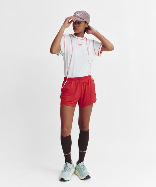 MESH RUNNER SOFT SHORTS - 5 COLORS RED