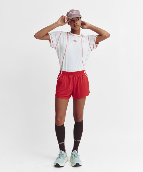 MESH RUNNER SOFT SHORTS - 5 COLORS RED