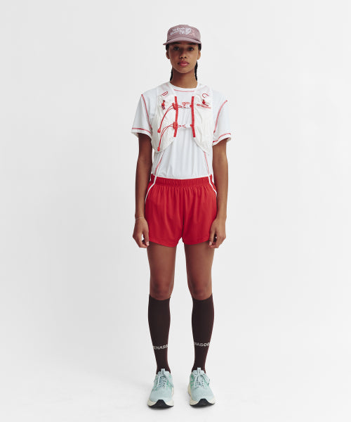 MESH RUNNER SOFT SHORTS - 5 COLORS RED