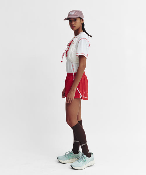 MESH RUNNER SOFT SHORTS - 5 COLORS RED