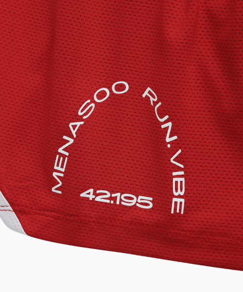 MESH RUNNER SOFT SHORTS - 5 COLORS RED