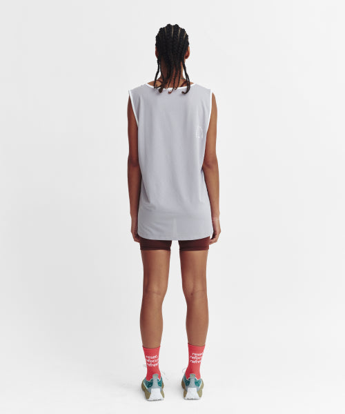 MESH RUNNER CLUB SLEEVELESS TOP - 5 COLORS GREY