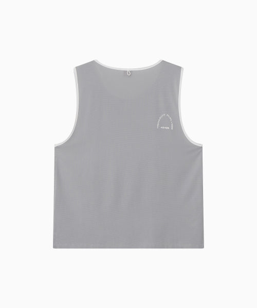 MESH RUNNER CLUB SLEEVELESS TOP - 5 COLORS GREY