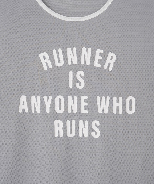 MESH RUNNER CLUB SLEEVELESS TOP - 5 COLORS GREY