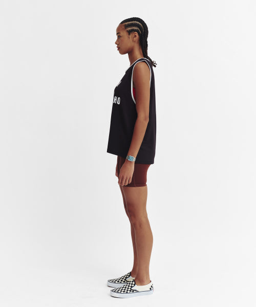MESH RUNNER CLUB SLEEVELESS TOP - 5 COLORS BLACK