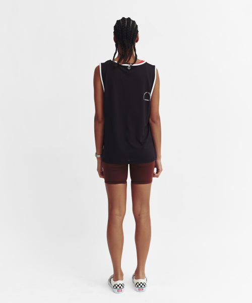 MESH RUNNER CLUB SLEEVELESS TOP - 5 COLORS BLACK
