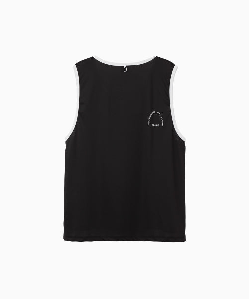MESH RUNNER CLUB SLEEVELESS TOP - 5 COLORS BLACK