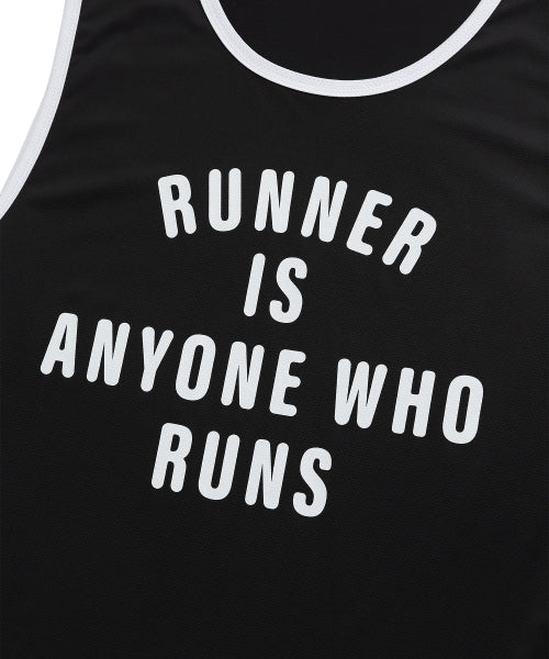 MESH RUNNER CLUB SLEEVELESS TOP - 5 COLORS BLACK