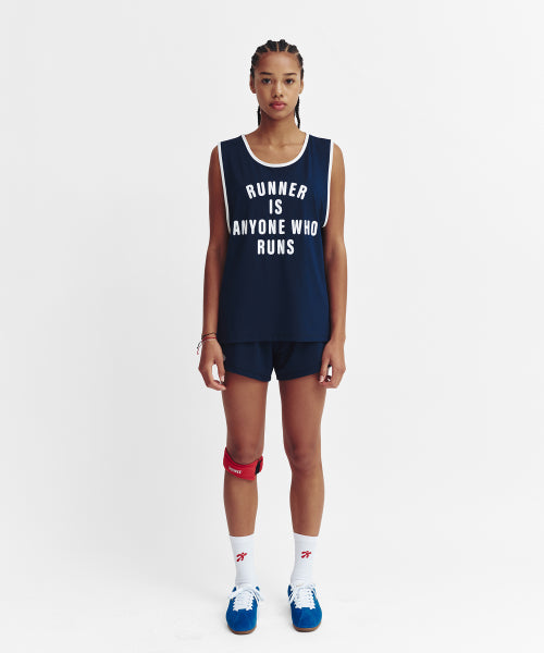 MESH RUNNER CLUB SLEEVELESS TOP - 5 COLORS NAVY