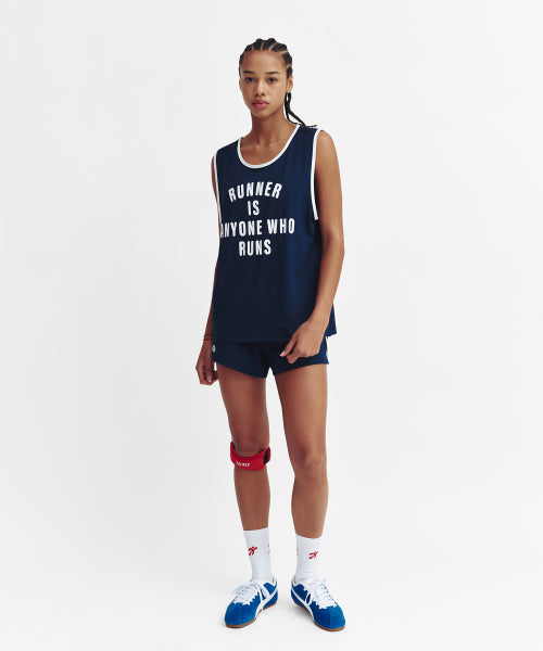MESH RUNNER CLUB SLEEVELESS TOP - 5 COLORS NAVY