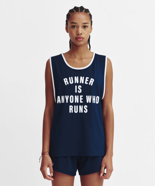 MESH RUNNER CLUB SLEEVELESS TOP - 5 COLORS NAVY