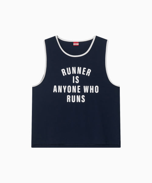 MESH RUNNER CLUB SLEEVELESS TOP - 5 COLORS NAVY