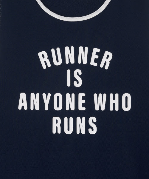 MESH RUNNER CLUB SLEEVELESS TOP - 5 COLORS NAVY
