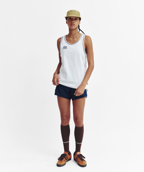 SIGNATURE DOUBLE BINDING SLEEVELESS TOP - 5 COLORS MELANGE