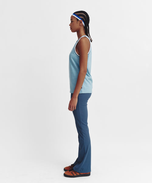 SIGNATURE DOUBLE BINDING SLEEVELESS TOP - 5 COLORS BLUE