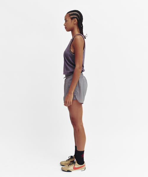 SIGNATURE DOUBLE BINDING SLEEVELESS TOP - 5 COLORS CHARCOAL
