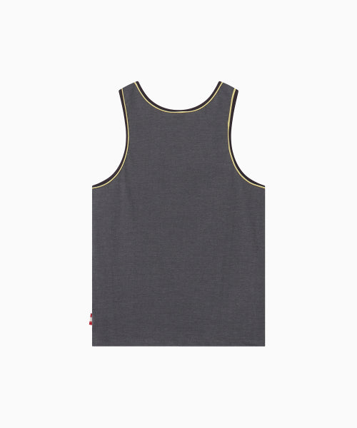 SIGNATURE DOUBLE BINDING SLEEVELESS TOP - 5 COLORS CHARCOAL