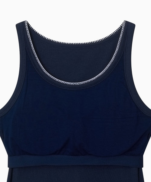 SOFT MERROW BRA TOP - 3 COLORS NAVY