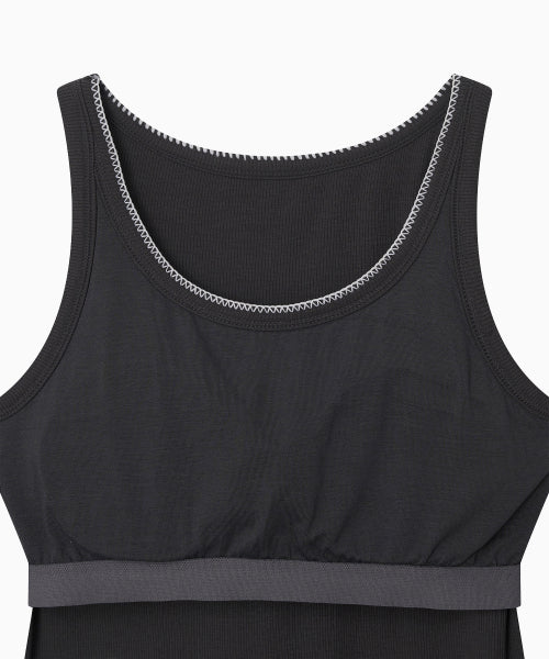 SOFT MERROW BRA TOP - 3 COLORS CHARCOAL