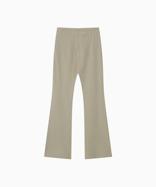 MOVE FIT BOOTCUT RIBBED PANTS - 3 COLORS BEIGE