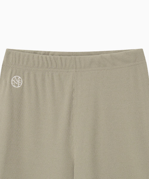 MOVE FIT BOOTCUT RIBBED PANTS - 3 COLORS BEIGE