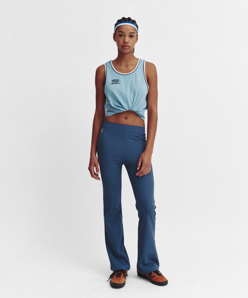 MOVE FIT BOOTCUT RIBBED PANTS - 3 COLORS BLUE