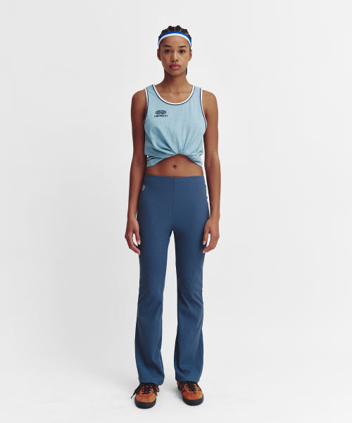 MOVE FIT BOOTCUT RIBBED PANTS - 3 COLORS BLUE