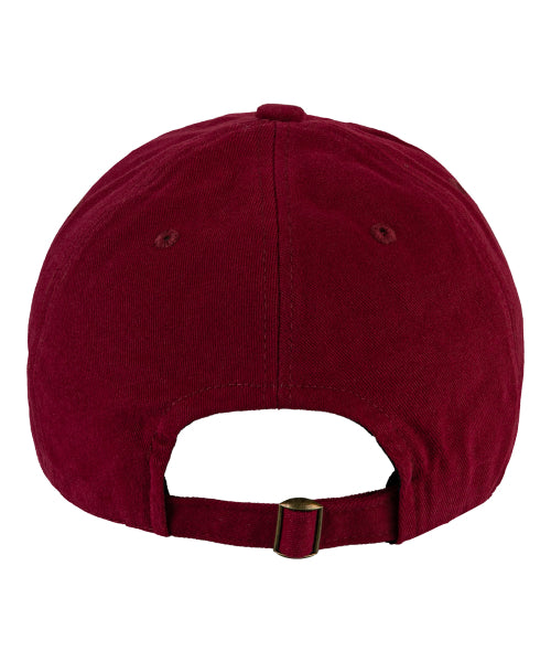 SANTA MONICA COTTON BALL CAP-RED - 12 COLORS WINE