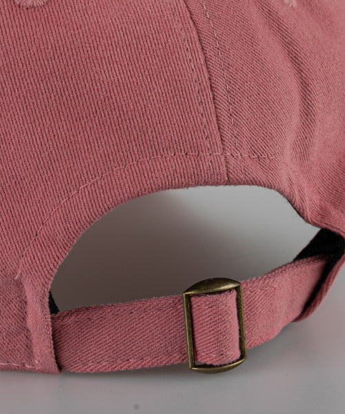 SANTA MONICA COTTON BALL CAP-RED - 12 COLORS PINK