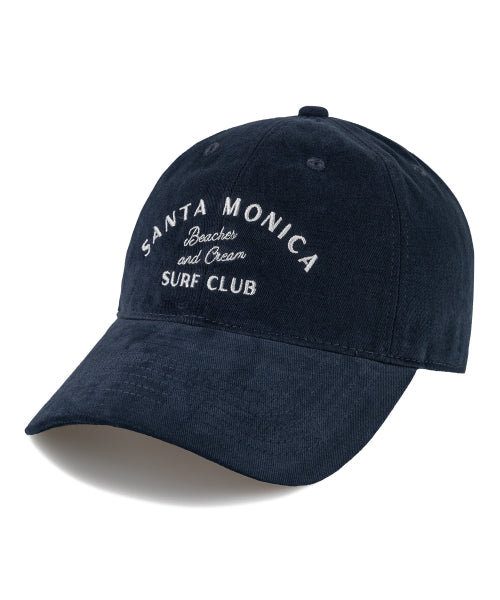 SANTA MONICA COTTON BALL CAP-RED - 12 COLORS NAVY