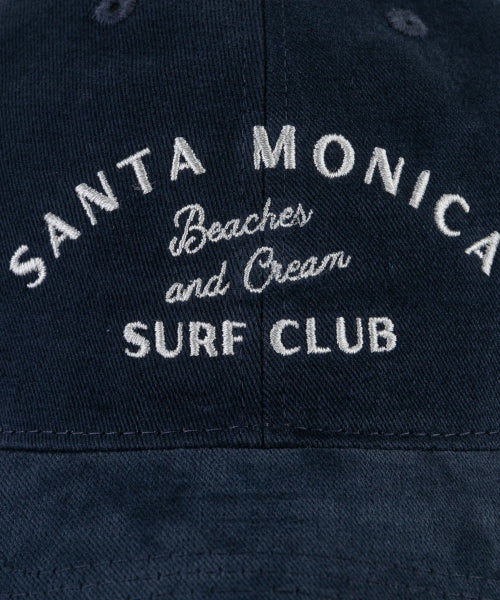 SANTA MONICA COTTON BALL CAP-RED - 12 COLORS NAVY
