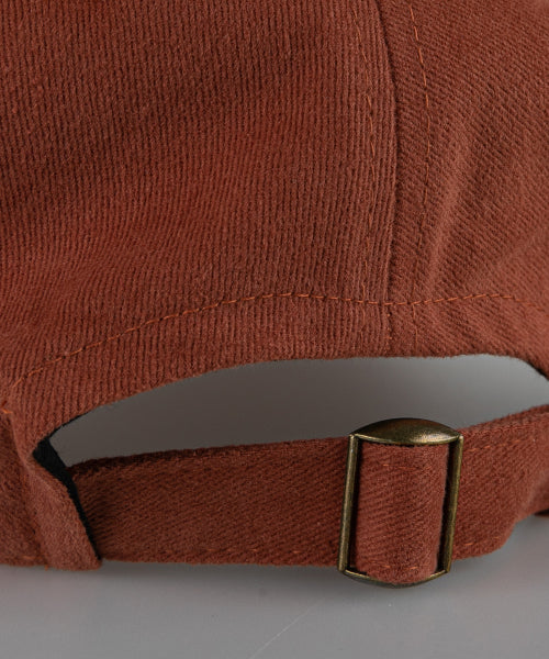 SANTA MONICA COTTON BALL CAP-RED - 12 COLORS BROWN
