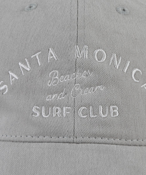 SANTA MONICA COTTON BALL CAP-RED - 12 COLORS GREY