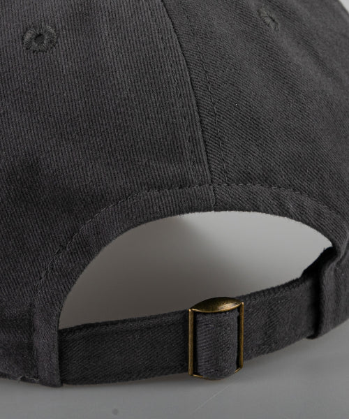 SANTA MONICA COTTON BALL CAP-RED - 12 COLORS CHARCOAL