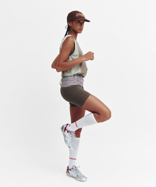 REFOCUS MESH SLEEVELESS TOP - 6 COLORS KHAKI
