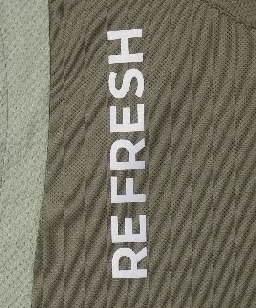 REFOCUS MESH SLEEVELESS TOP - 6 COLORS KHAKI