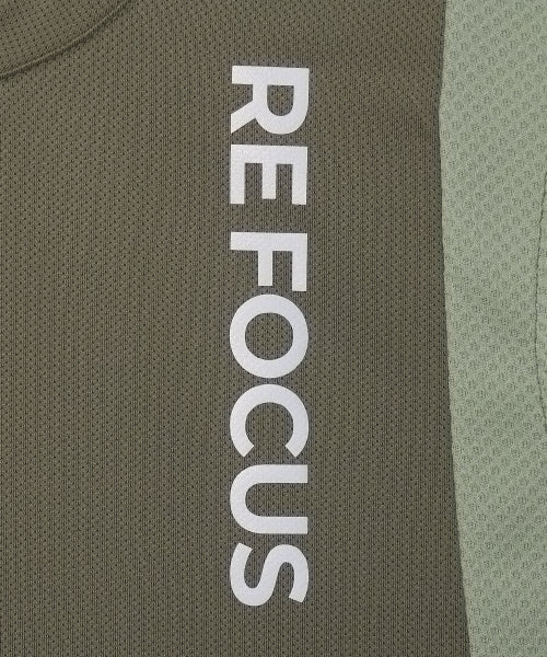 REFOCUS MESH SLEEVELESS TOP - 6 COLORS KHAKI