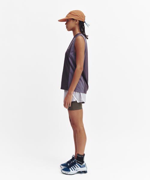 REFOCUS MESH SLEEVELESS TOP - 6 COLORS CHARCOAL