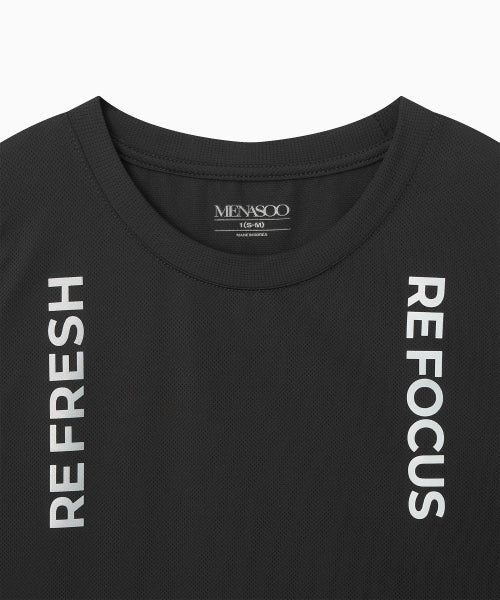 REFOCUS MESH SLEEVELESS TOP - 6 COLORS CHARCOAL