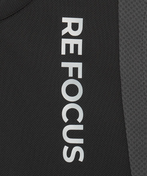 REFOCUS MESH SLEEVELESS TOP - 6 COLORS CHARCOAL