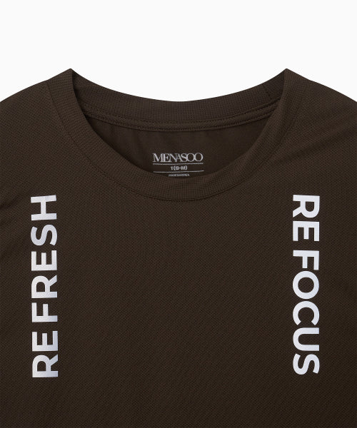 REFOCUS MESH SLEEVELESS TOP - 6 COLORS BROWN