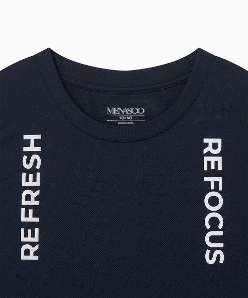 REFOCUS MESH SLEEVELESS TOP - 6 COLORS NAVY
