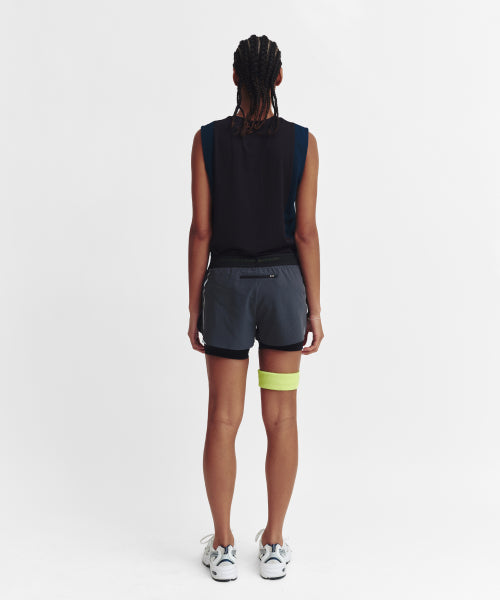 REFOCUS MESH SLEEVELESS TOP - 6 COLORS BLACK
