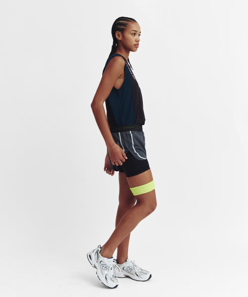 REFOCUS MESH SLEEVELESS TOP - 6 COLORS BLACK