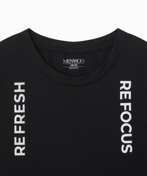 REFOCUS MESH SLEEVELESS TOP - 6 COLORS BLACK