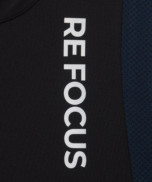 REFOCUS MESH SLEEVELESS TOP - 6 COLORS BLACK
