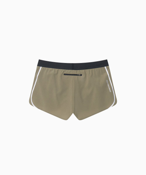 SIDE LINE RUNNING SHORTS - 4 COLORS BEIGE
