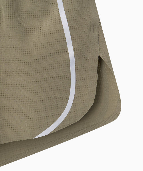 SIDE LINE RUNNING SHORTS - 4 COLORS BEIGE